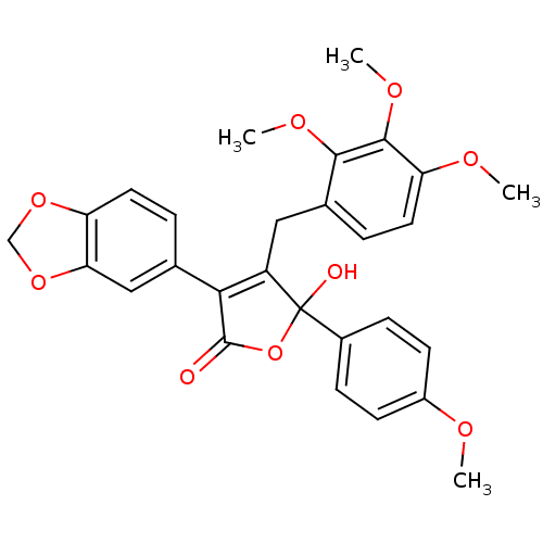 Chemical structure of BindingDB Monomer ID 50057190