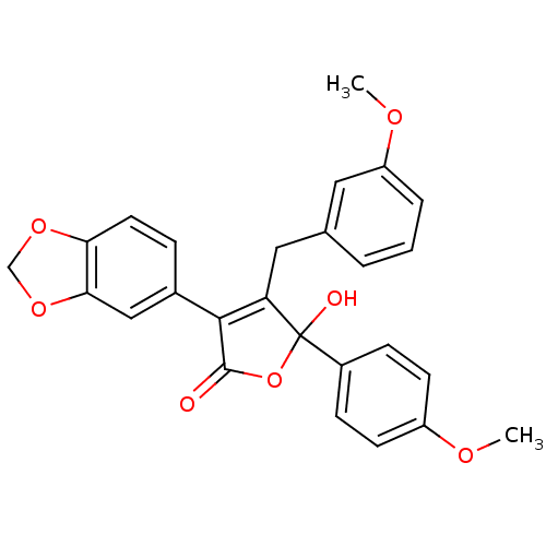 Chemical structure of BindingDB Monomer ID 50057192