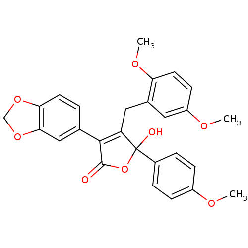 Chemical structure of BindingDB Monomer ID 50057194