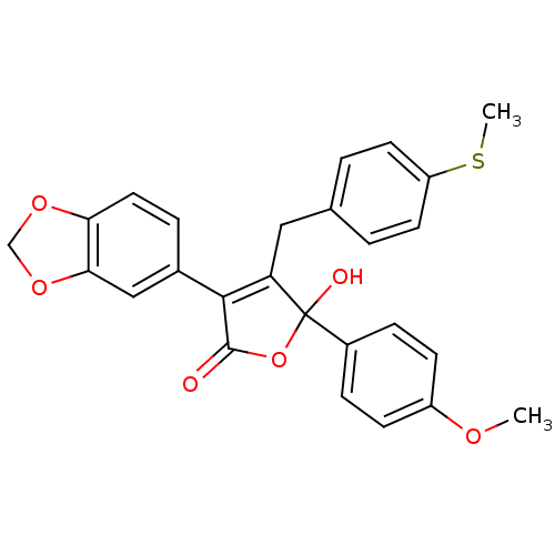 Chemical structure of BindingDB Monomer ID 50057207