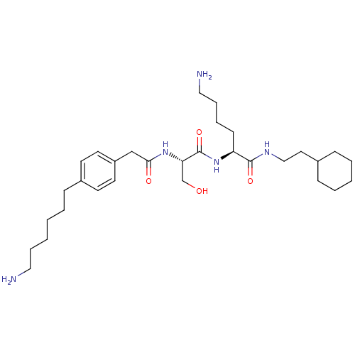 Chemical structure of BindingDB Monomer ID 50057684
