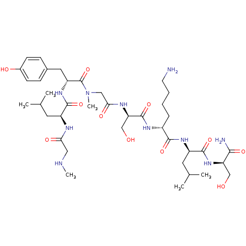 Chemical structure of BindingDB Monomer ID 50057695