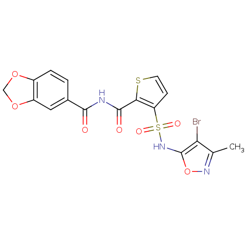 Chemical structure of BindingDB Monomer ID 50058123