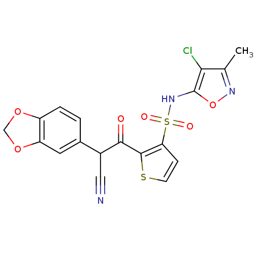 Chemical structure of BindingDB Monomer ID 50058135