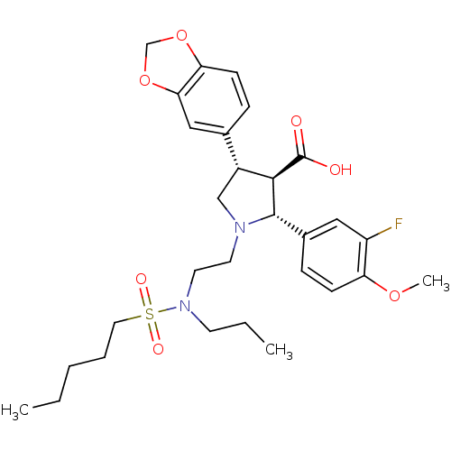 Chemical structure of BindingDB Monomer ID 50061074
