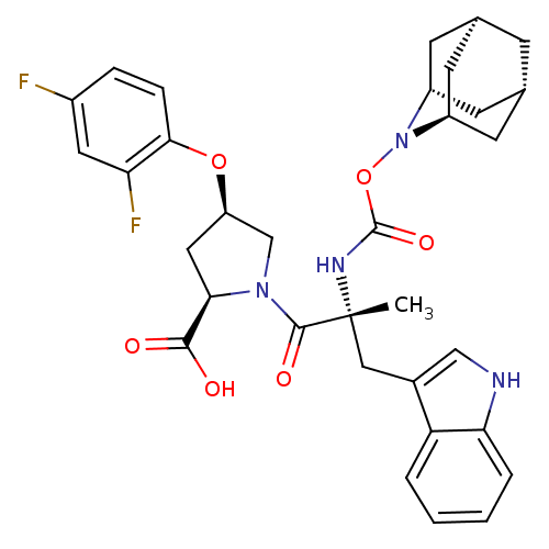 Chemical structure of BindingDB Monomer ID 50061267