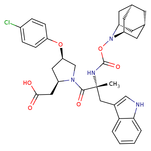 Chemical structure of BindingDB Monomer ID 50061281