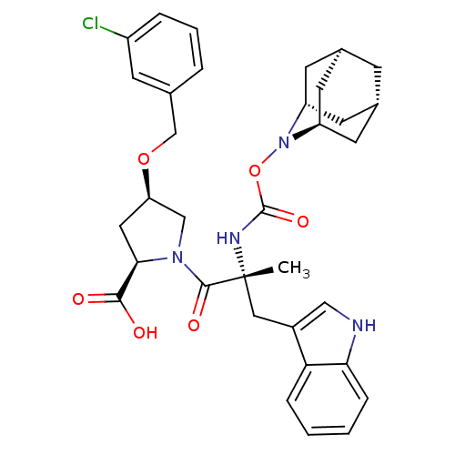 Chemical structure of BindingDB Monomer ID 50061282