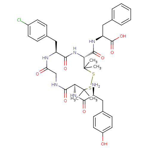 Chemical structure of BindingDB Monomer ID 50061292