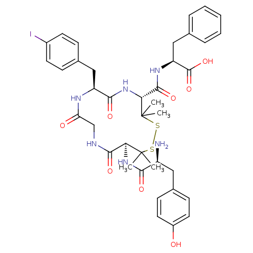 Chemical structure of BindingDB Monomer ID 50061293