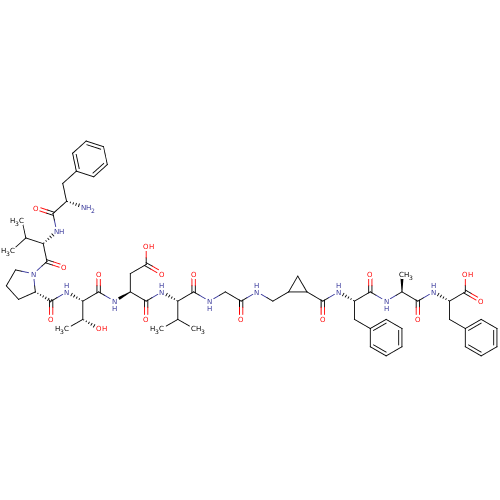 Chemical structure of BindingDB Monomer ID 50062170