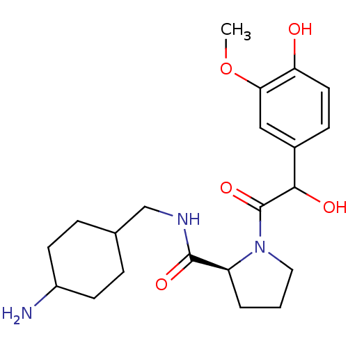 Chemical structure of BindingDB Monomer ID 50062623
