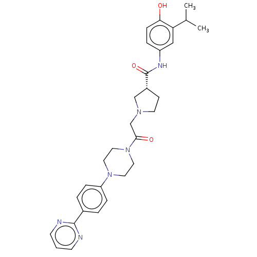 Chemical structure of BindingDB Monomer ID 50063536