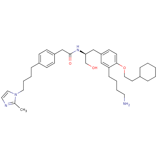 Chemical structure of BindingDB Monomer ID 50063542