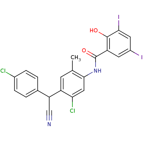 Chemical structure of BindingDB Monomer ID 50063753