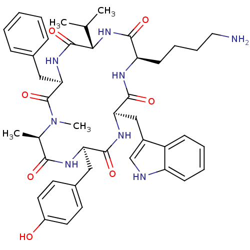 Chemical structure of BindingDB Monomer ID 50063819