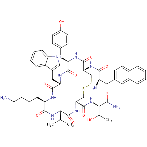 Chemical structure of BindingDB Monomer ID 50063821