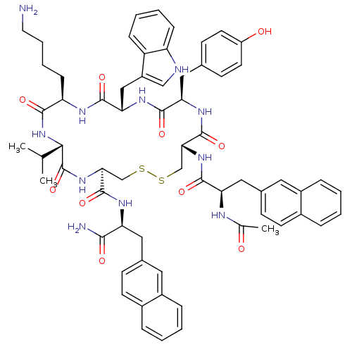 Chemical structure of BindingDB Monomer ID 50063822