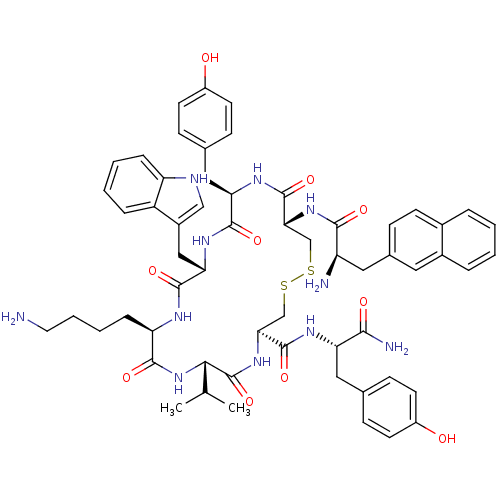 Chemical structure of BindingDB Monomer ID 50063833