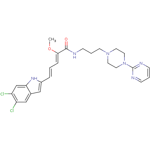Chemical structure of BindingDB Monomer ID 50064180