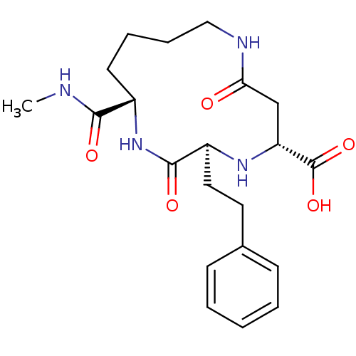 Chemical structure of BindingDB Monomer ID 50064343