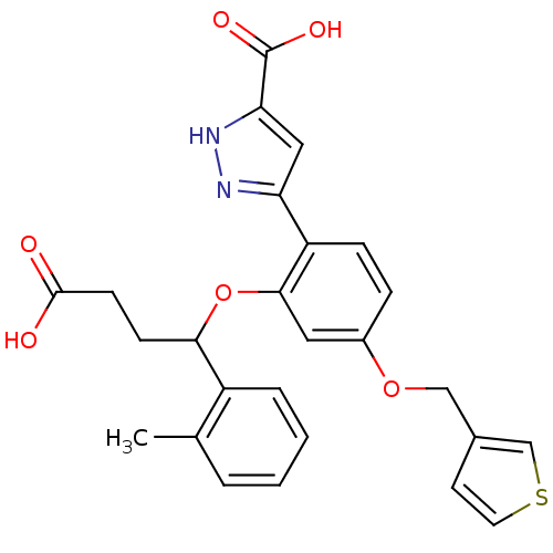 Chemical structure of BindingDB Monomer ID 50065524