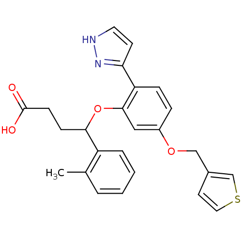 Chemical structure of BindingDB Monomer ID 50065525