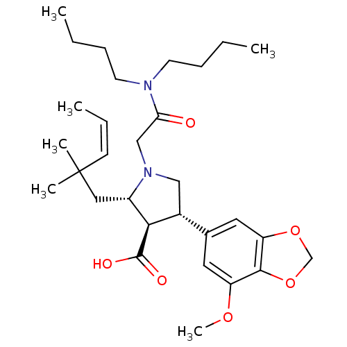 Chemical structure of BindingDB Monomer ID 50066374