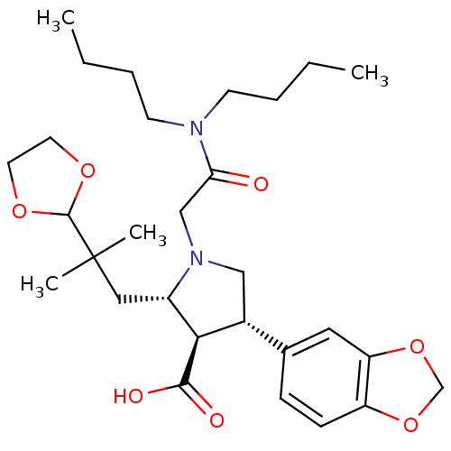 Chemical structure of BindingDB Monomer ID 50066378