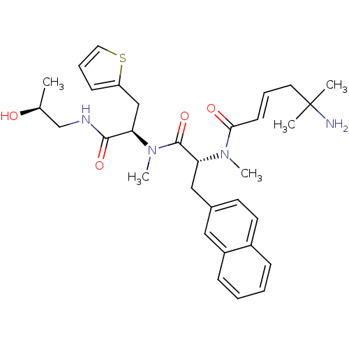 Chemical structure of BindingDB Monomer ID 50066813
