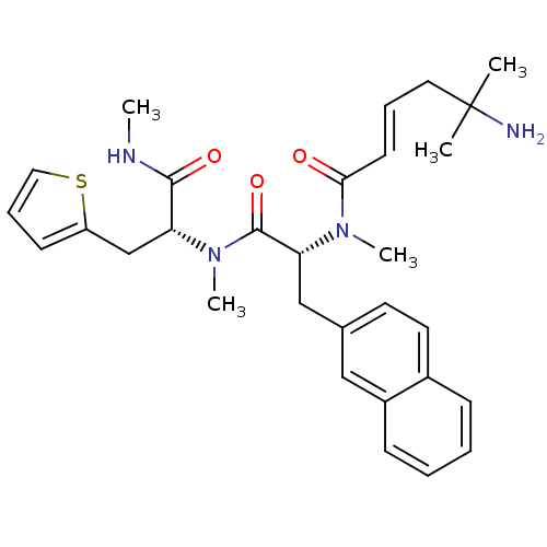 Chemical structure of BindingDB Monomer ID 50066827