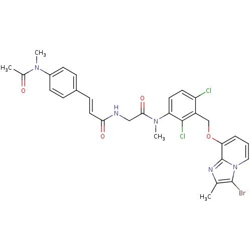 Chemical structure of BindingDB Monomer ID 50067236