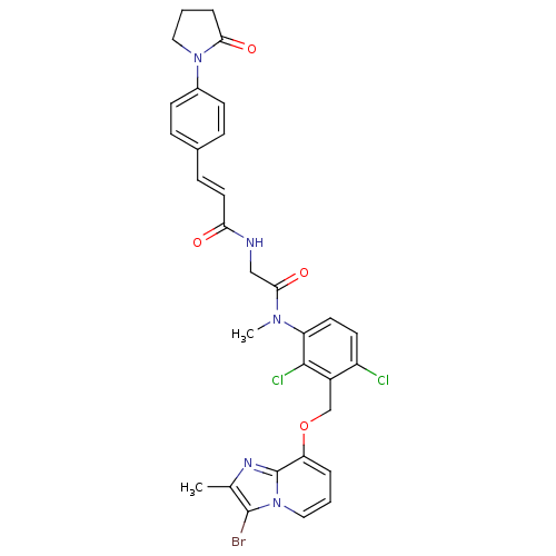 Chemical structure of BindingDB Monomer ID 50067240