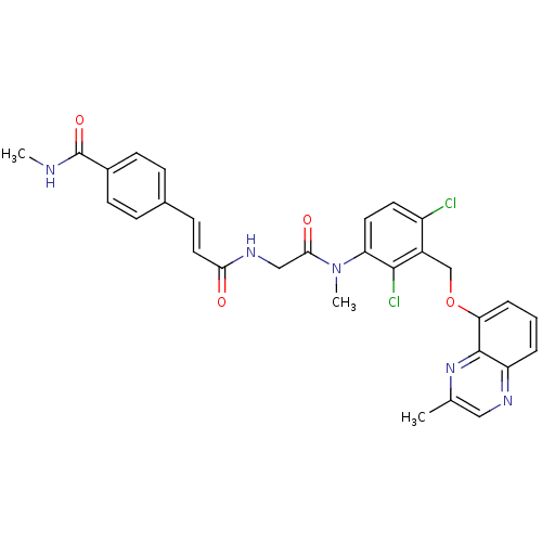Chemical structure of BindingDB Monomer ID 50067279