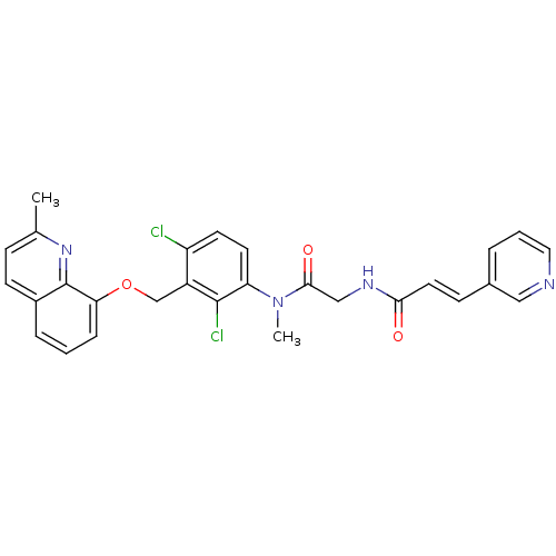 Chemical structure of BindingDB Monomer ID 50067280