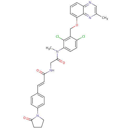 Chemical structure of BindingDB Monomer ID 50067284