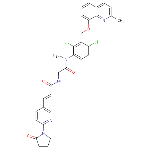 Chemical structure of BindingDB Monomer ID 50067317