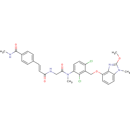 Chemical structure of BindingDB Monomer ID 50067318