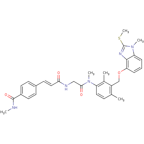 Chemical structure of BindingDB Monomer ID 50067321