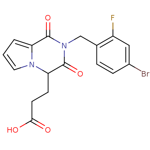 Chemical structure of BindingDB Monomer ID 50067374