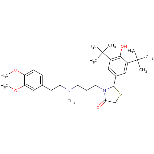 Chemical structure of BindingDB Monomer ID 50067622