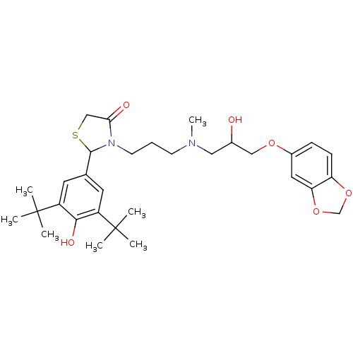 Chemical structure of BindingDB Monomer ID 50067636