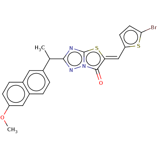 Chemical structure of BindingDB Monomer ID 50068356
