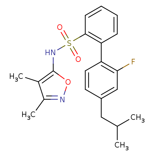 Chemical structure of BindingDB Monomer ID 50068729