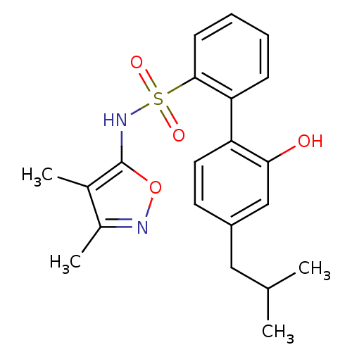 Chemical structure of BindingDB Monomer ID 50068736