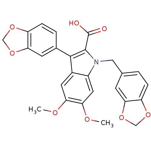 Chemical structure of BindingDB Monomer ID 50069565