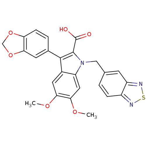 Chemical structure of BindingDB Monomer ID 50069571