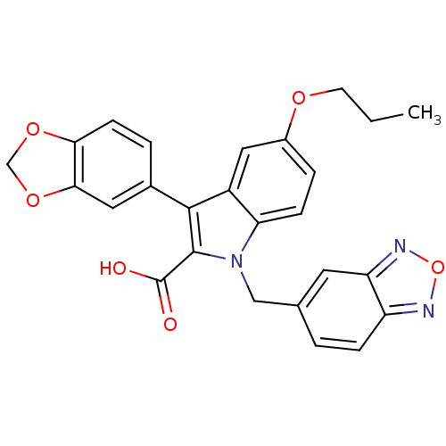 Chemical structure of BindingDB Monomer ID 50069574