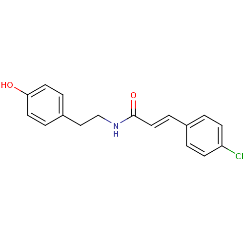 Chemical structure of BindingDB Monomer ID 50069778