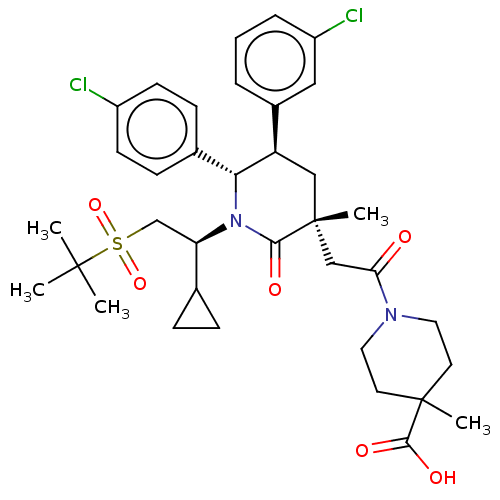Chemical structure of BindingDB Monomer ID 50069782